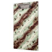 Mint Chocolate Chip Milkshake Marble Design クリップボード (左)
