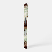 Mint Chocolate Chip Milkshake Marble Design iPhoneケース (右側面)