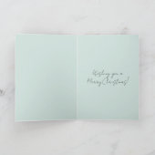 Mint Christmas Ornaments Tree カード (内部)