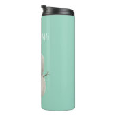 Mint Cute Christmas Snowman タンブラー (回転右)