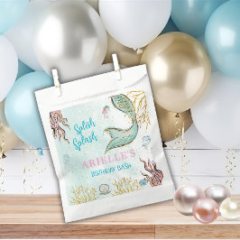 Mint Glitter Mermaid tail under the sea  フェイバーバッグ