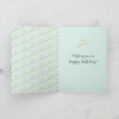 Mint Gold Eyelashes カード (内部)