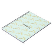 Mint Gold Eyelashes ノートブック (左側)