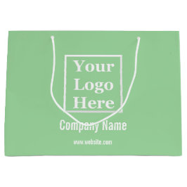 Mint Greenのロゴ ラージペーパーバッグ