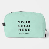 Mint Green ビジネス ロゴ 名前 Instagram 旅行 ドップキット (正面)