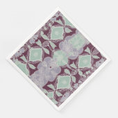 Mint green and lavender purple patterns AI art  (コーナー)