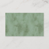 Mint Green Animal Business name website 名刺 (裏面)