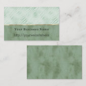Mint Green Animal Business name website 名刺 (正面/裏面)