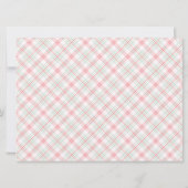 Mint Green Christmas Bunny Flat Holiday Card シーズンカード (裏面)