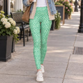 Mint Green Fish Scales レギンス
