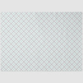 Mint Green & Grey Gingham Tissue Paper 薄葉紙 (正面)