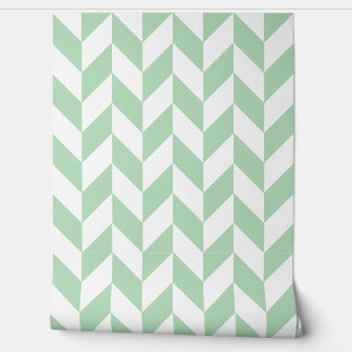 Mint Green Herringbone 壁紙