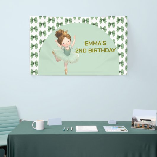 Mint Green Little Princess Ball Banner 横断幕 (トレードショー)