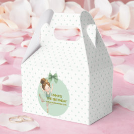 Mint Green Little Princess Ball Favor Box フェイバーボックス