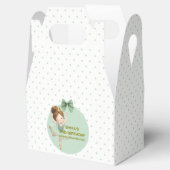 Mint Green Little Princess Ball Favor Box フェイバーボックス (オープン)