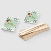 Mint Green Little Princess Ball Set of Fans ハンドファン (組立なし)