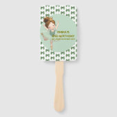 Mint Green Little Princess Ball Set of Fans ハンドファン (正面)