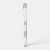 Mint Green Polygon Geometric iPhone 16ケース (左側面)