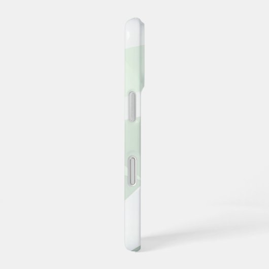 Mint Green Polygon Geometric iPhone 16ケース (右側面)