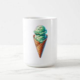Mint ice cream コーヒーマグカップ