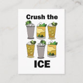 Mint Julep カクテル クラッシュ・ジ・アイス 名刺 (正面)