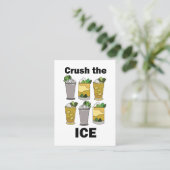 Mint Julep カクテル クラッシュ・ジ・アイス 名刺 (スタンド正面)