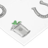 Mint Julep Cocktails and Horseshoes Derby Party テーブルクロス (アングル)