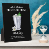 Mint Julep ・ PERSONALIZE this Signature Drink フォトプラーク (側面)