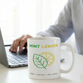 Mint Lemon Tea Simple Ingredient Mix コーヒーマグカップ