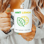 Mint Lemon Tea Simple Ingredient Mix コーヒーマグカップ