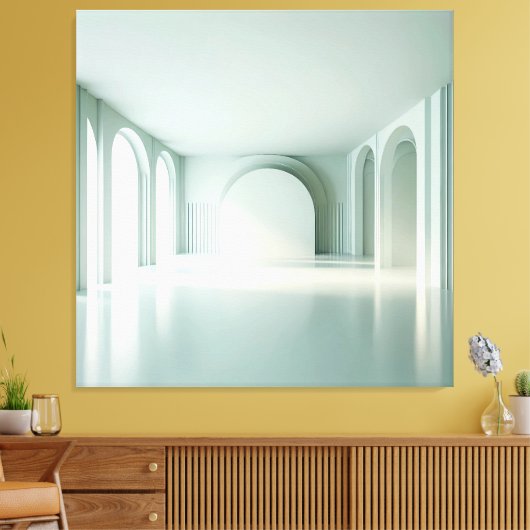 Mint Light Gallery キャンバスプリント (インサイチュ (リビング))