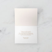 Mint Little Pumpkin Baby Shower サンキューカード (内部)