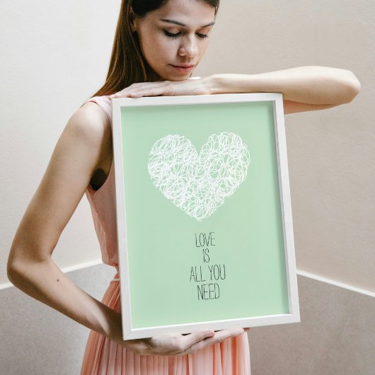 Mint Love Is All You Need All You's Valentine ポスター