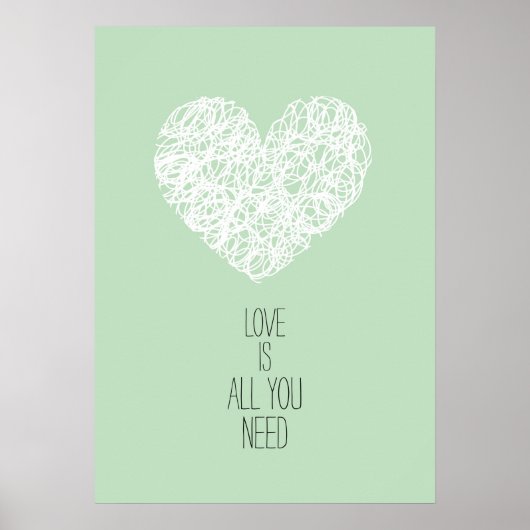Mint Love Is All You Need All You's Valentine ポスター (正面)