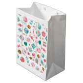 Mint & Pink CANDY Christmas Medium Gift Bag ミディアムペーパーバッグ (正面アングル)