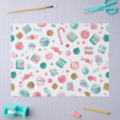 Mint & Pink CANDY Christmas Tissue Paper 薄葉紙 (クラフト)