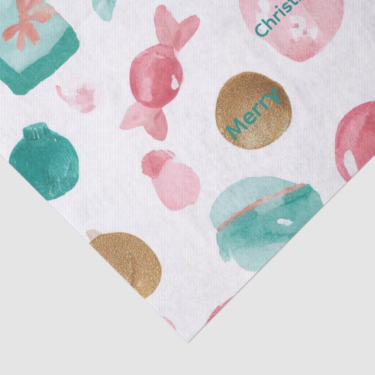 Mint & Pink CANDY Christmas Tissue Paper 薄葉紙 (詳細)