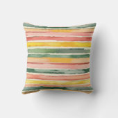 Mint Pink Yellow Green Fruity Dots  クッション (裏面)