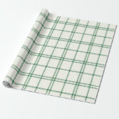 Mint Plaid ラッピングペーパー (アンロールド)