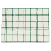 Mint Plaid ラージペーパーバッグ (正面)