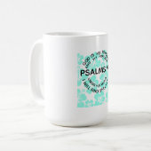 Mint psalms 91 flower  コーヒーマグカップ (正面左)