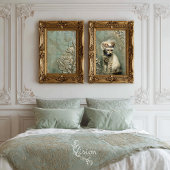 Mint Sage Allure Nouveau Floral Patina 薄葉紙