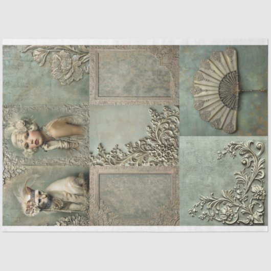 Mint Sage Allure Roaring 20's Matching Collection 薄葉紙 (正面)