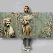 Mint Sage Allure Roaring 20's Matching Set ラッピングペーパーシート