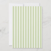 Mint Scalloped Romantic Cake Wedding Invitation 招待状 (裏面)