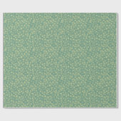 Mint Seafoam Starry Pattern ラッピングペーパー (フラット)