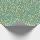 Mint Seafoam Starry Pattern ラッピングペーパー (角)