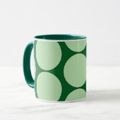 "MINT-TEA" ポップアート 11 oz コーヒー マグカップ (正面左)