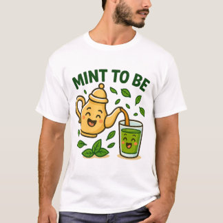 Mint to Be – Funny Moroccan Tea Cartoon Tシャツ
