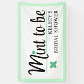 Mint to Be Wedding Bridal Shower 横断幕 (縦)